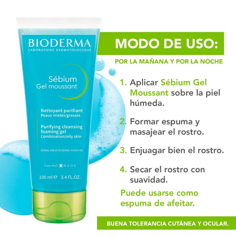 Bioderma Sébium Gel Moussant 100 Ml