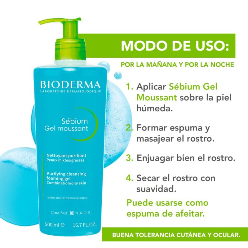 Bioderma Sébium Gel Moussant 500 Ml