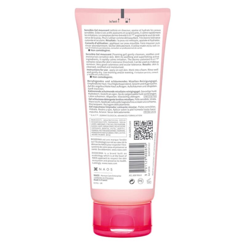 Bioderma Sensibio Gel Moussant 100 Ml