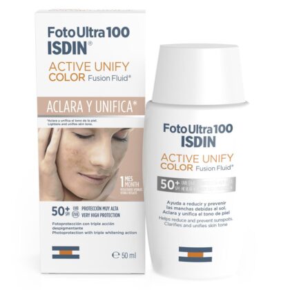 Fotoultra 100 Isdin Active Unify Fusion Fluid 50+ Color 50Ml