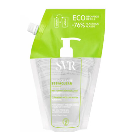 Sebiaclear Agua Micelar Purificante Eco-Refil 400ml