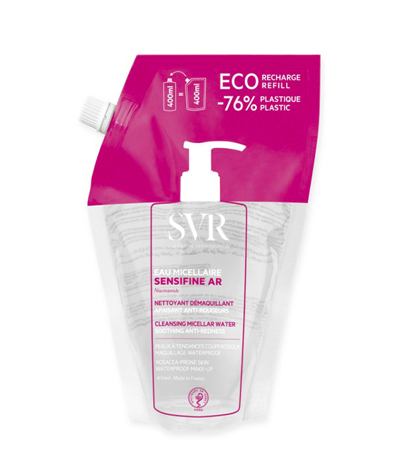 Sensifine AR Agua Micelar Desmaquillante Eco-Refil 400ml