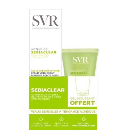 Set Sebiaclear Active Gel + Gel Moussant 40ml + 55ml