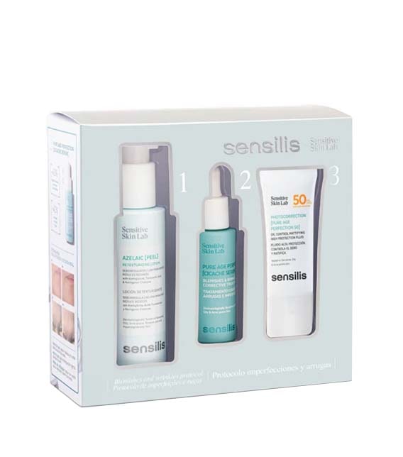Pure Age Perfection Kit Rutina Anti acné 3piezas