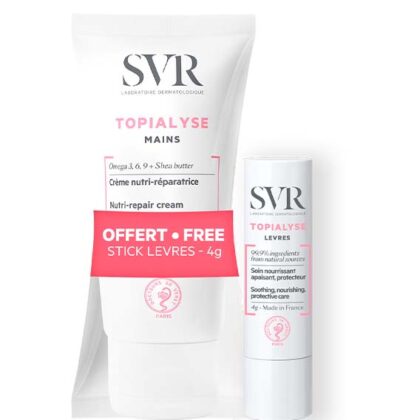 Set Topialyse Crema De Manos + Bálsamo Para Labios 2 piezas