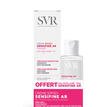 Set Sensifine AR Creme SPF50+ 40ml + Eau Micellaire 75ml 2 pzs