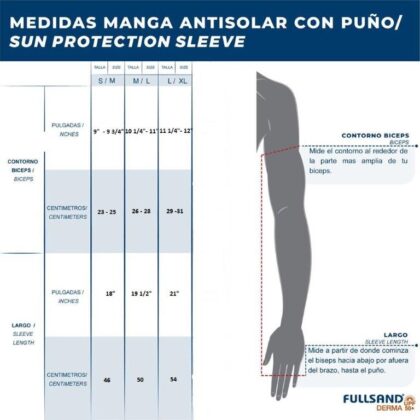 Manga con Protección Solar