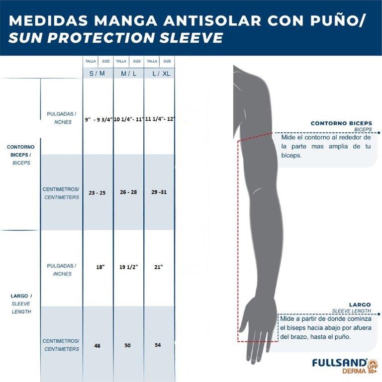 Manga con Protección Solar