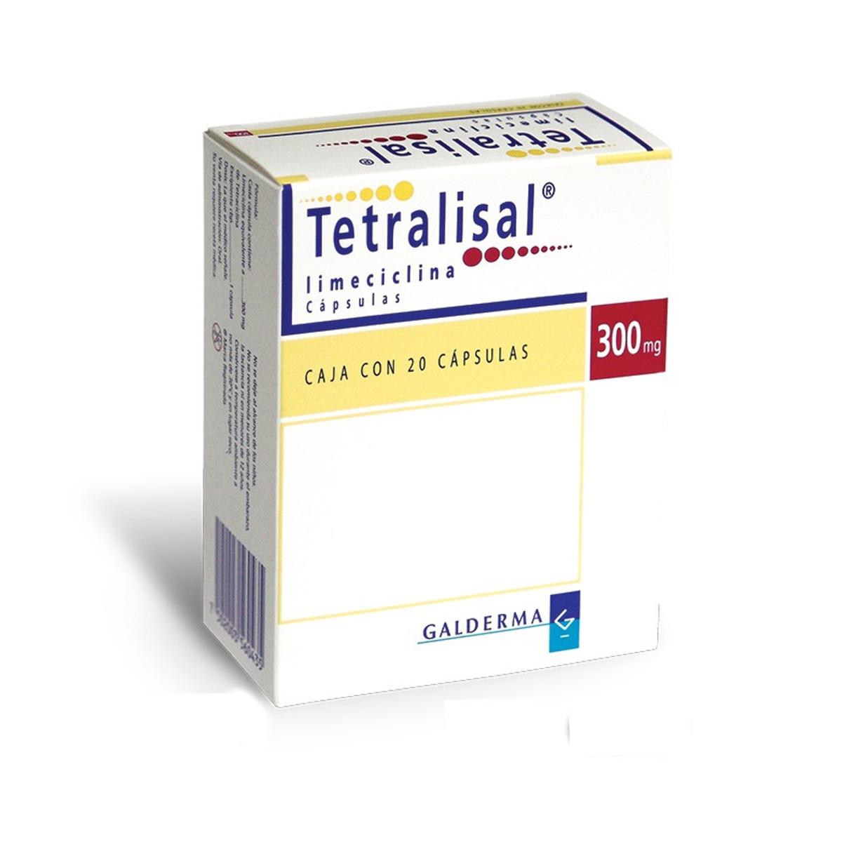 Tetralisal  300 Mg. 20 Cap